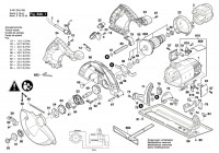 Bosch 3 601 EA2 000 Gks 9 Circular Hand Saw 230 V / Eu Spare Parts